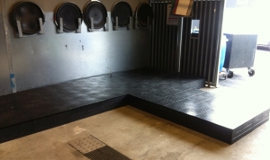 Kemikalieresistent platform